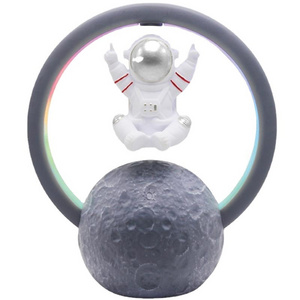 Magnetic levitating lamp 5.0 Bluetooth Speaker Wireless Floating Speaker with RGB Light Touch Control Bluetooth