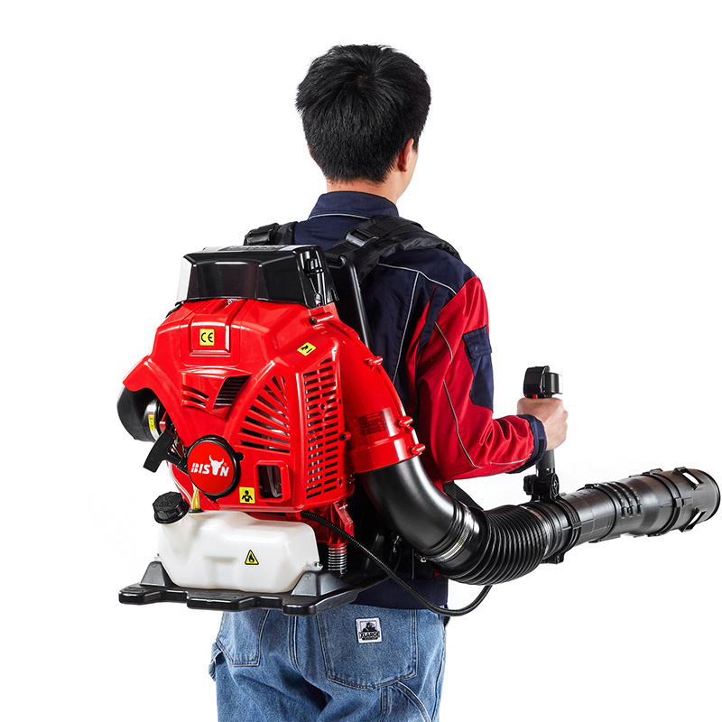 BISON 79.3CC Big Power Soplador de hojas Back Pack Cleaning Leaf Snow Blower