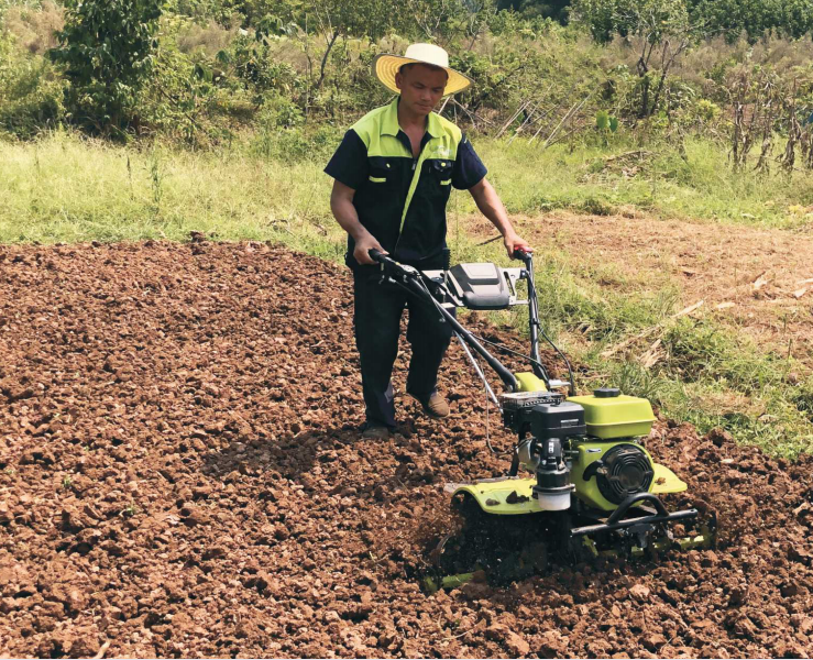 Garden Cultivator Ploughing Mower Machine Weeder Pawar Pto 13hp Electric Power Hand Held Land Cultivation Mini Tiller For Sale