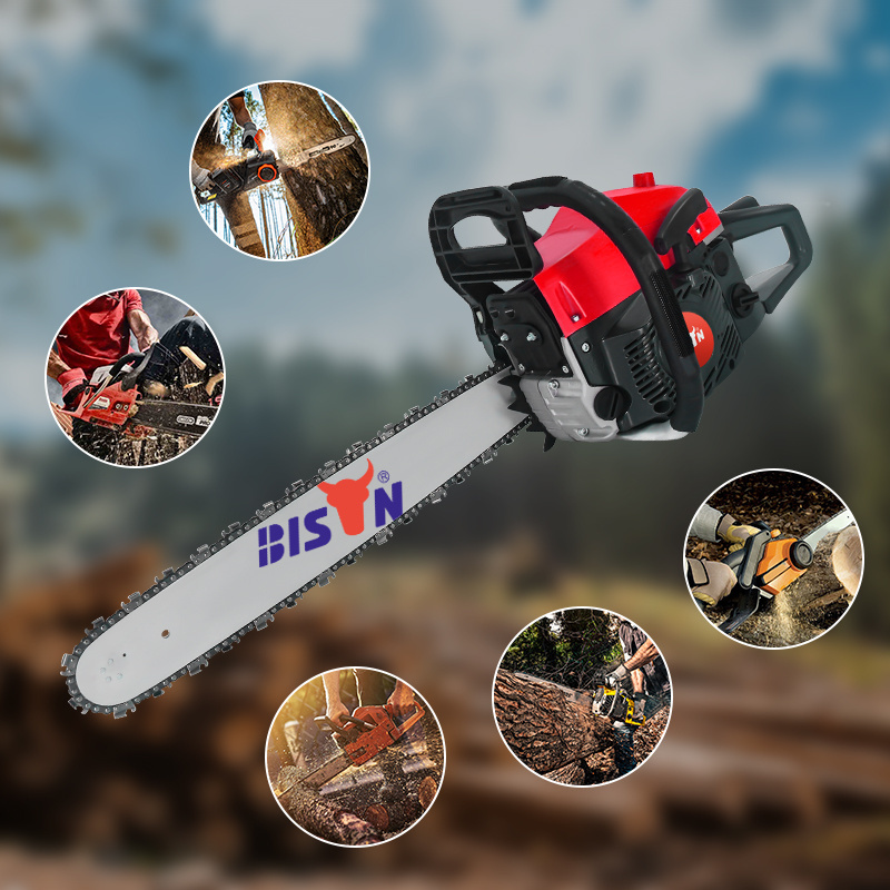 45cc powerful tree cutting hydraulic chainsaw motor heavy duty concrete 2 stroke 4500 gasoline chainsaw