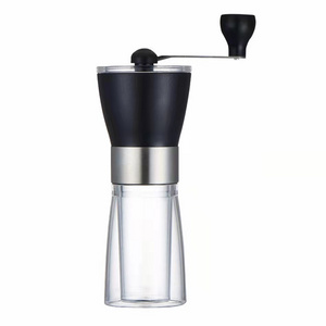 Portable espresso hand crank coarseness coffee beans grinder manual with adjustable setting coffee tools