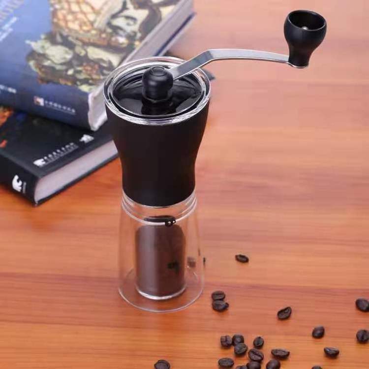 Portable espresso hand crank coarseness coffee beans grinder manual with adjustable setting coffee tools