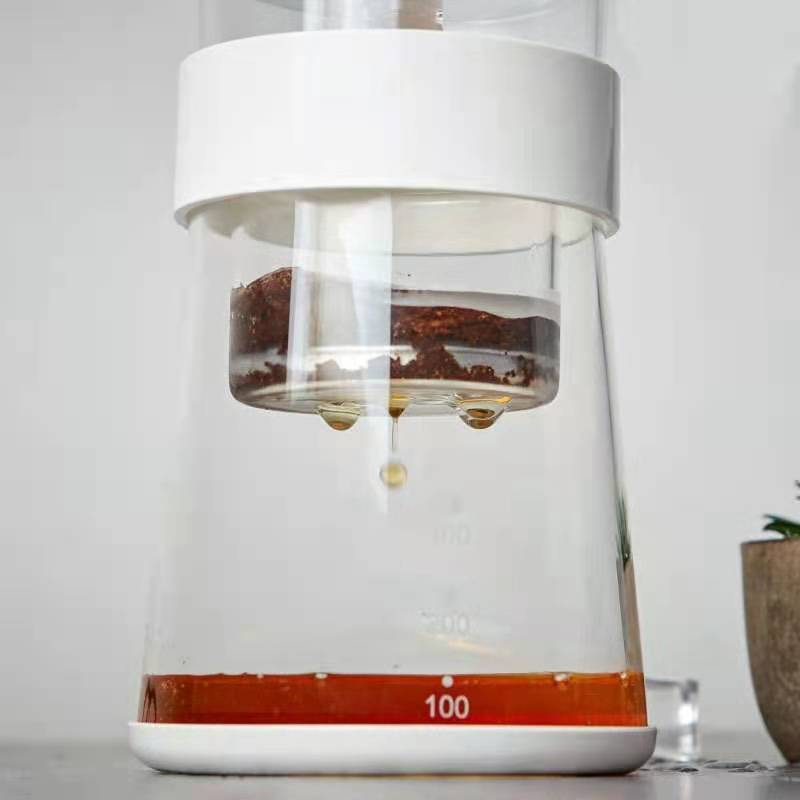 Summer Hot Sale Espresso Maker Cold Brew Iced Coffee Glass Pots Coffee&Tea Pot Ice Drip Maker