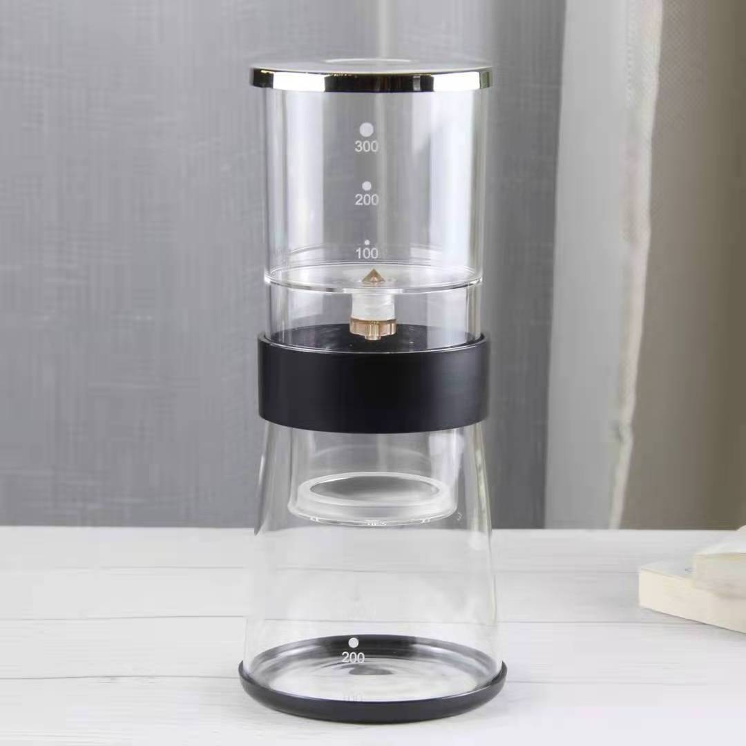 Summer Hot Sale Espresso Maker Cold Brew Iced Coffee Glass Pots Coffee&Tea Pot Ice Drip Maker