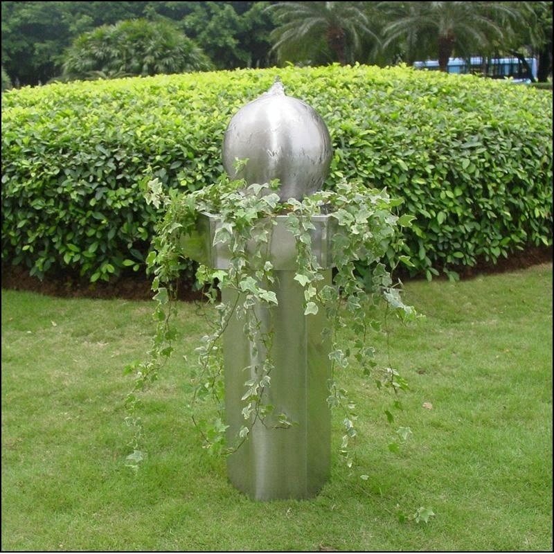 Indoor stainless steel waterfall pool water fountain flowing water decoration