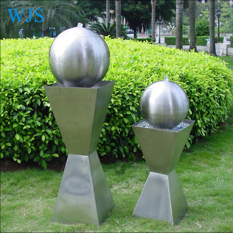 Wholesale custom pond decoration stainless steel outdoor garden water pool fountain Garden Features