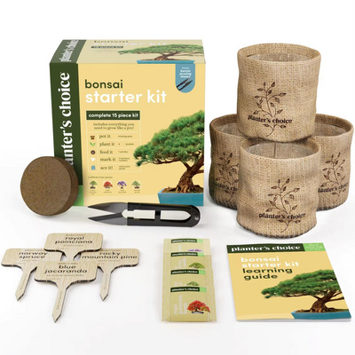 Bonsai Starter Kit Gardening Gifts for Women Men Unique DIY Hobbies Crafts Hobby Kits for Adults Unusual Christmas Gift Ideas fo