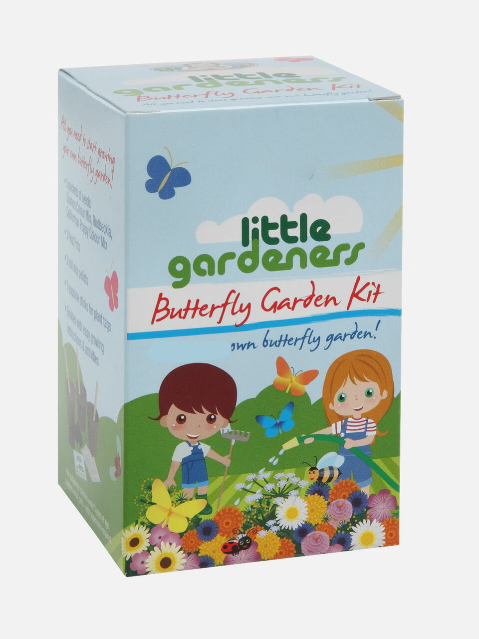 Little Gardeners Butterfly Garden Flower Tool Set Starter Plant Kit