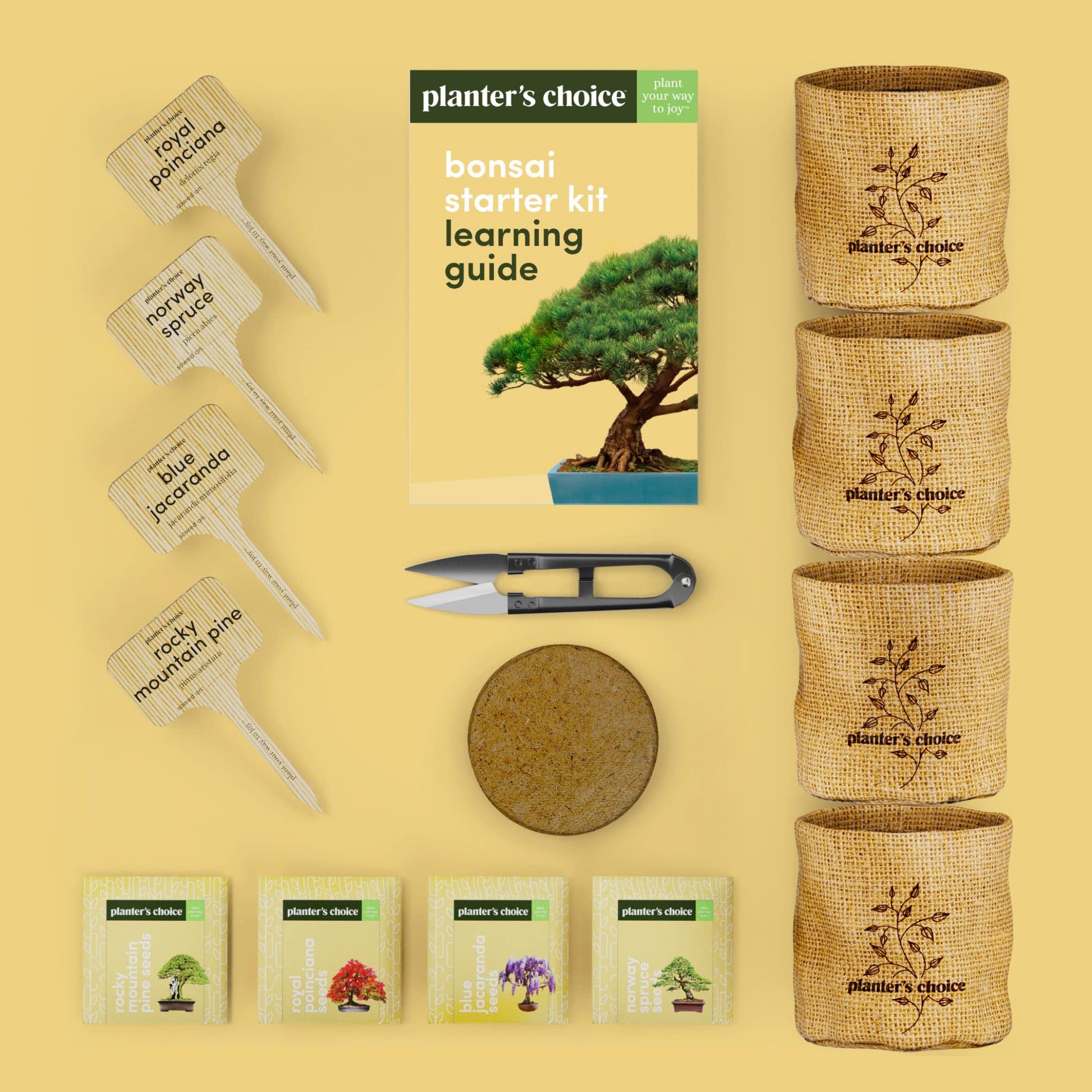 Bonsai Starter Kit Gardening Gifts for Women Men Unique DIY Hobbies Crafts Hobby Kits for Adults Unusual Christmas Gift Ideas fo