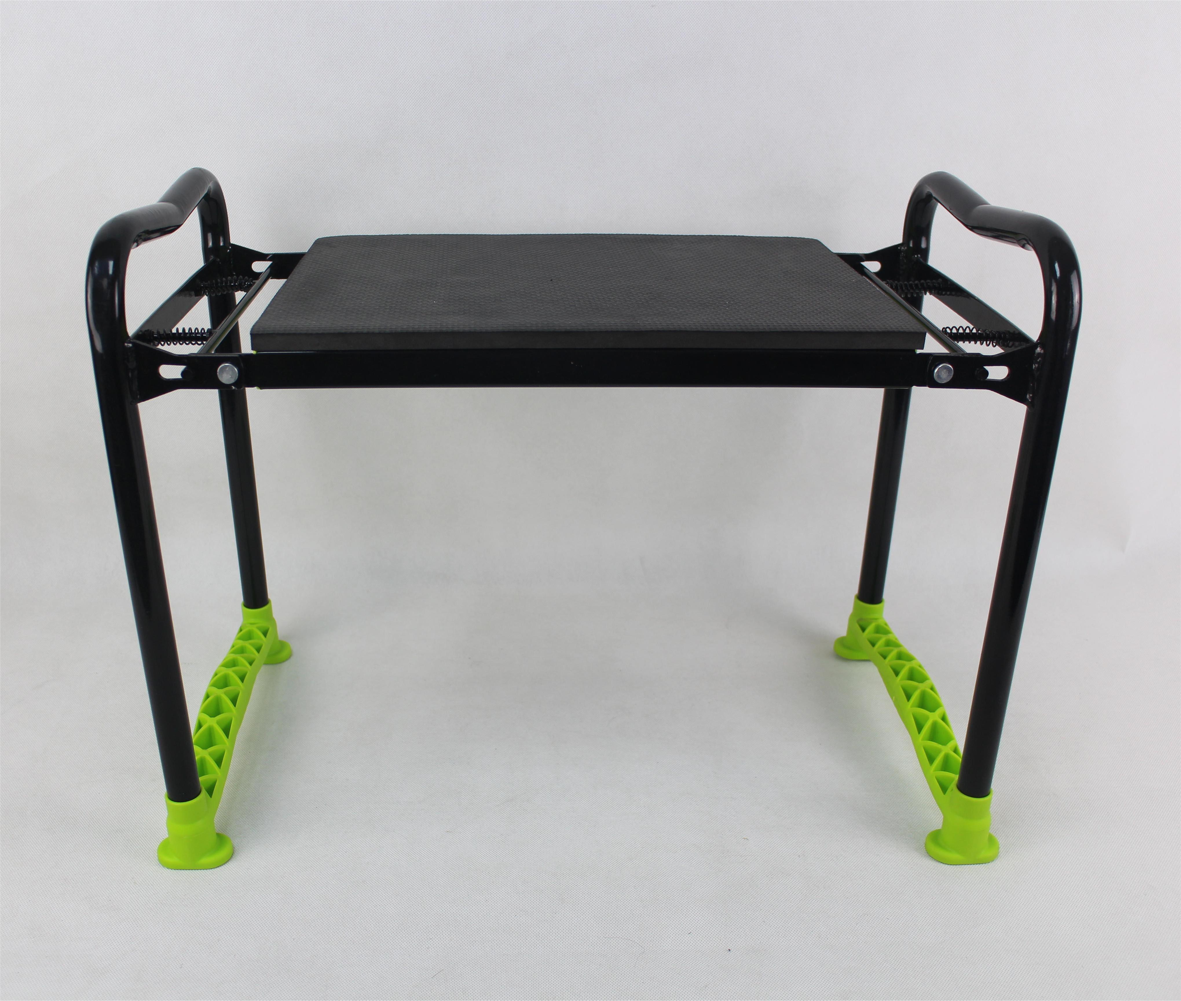 Upgraded Garden Kneeler and Seat Garden Kneeler Stool with Soft Wider Kneeling Pad Foldable Garden Bench Stool with Tool Pouch