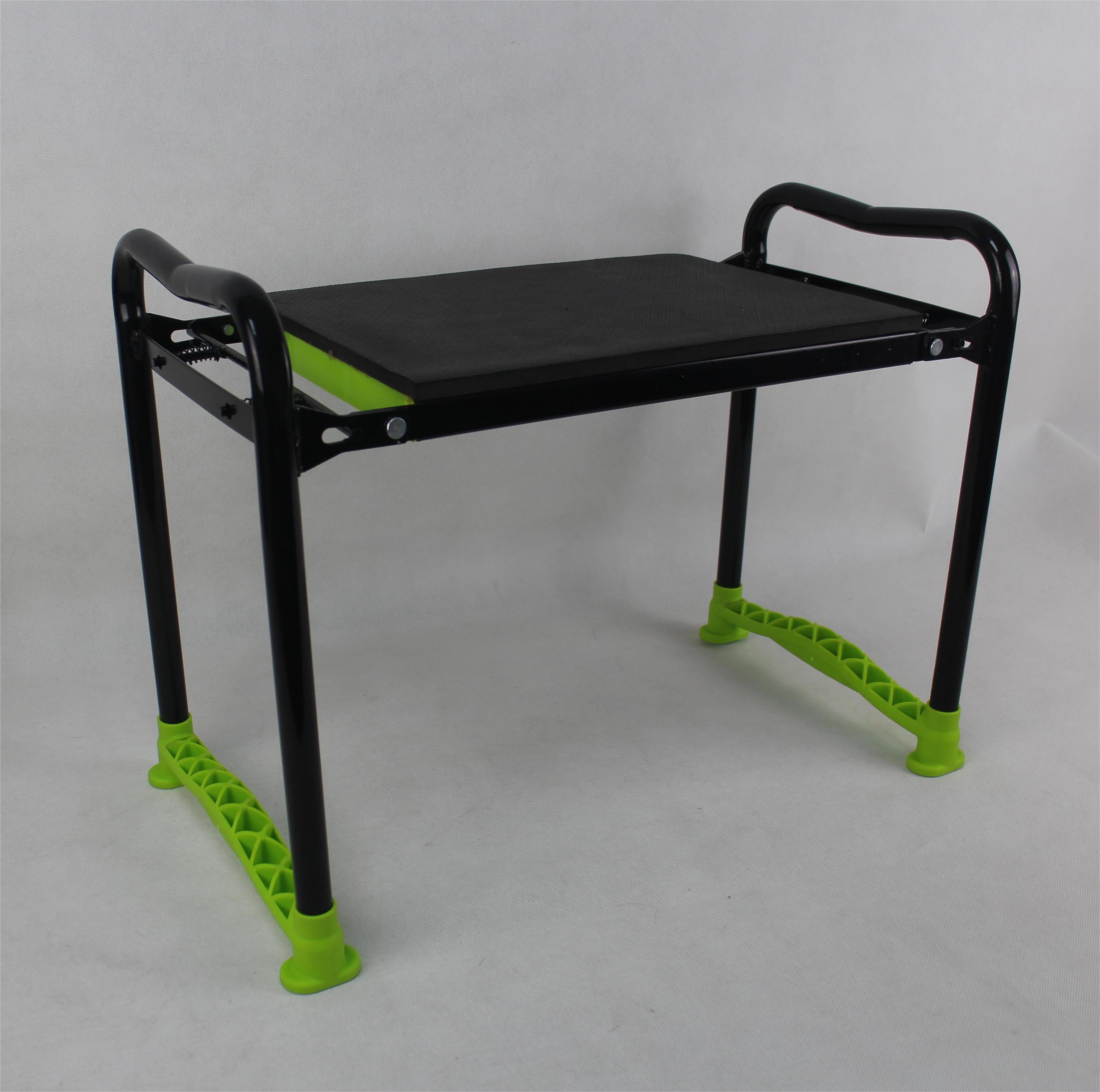 Upgraded Garden Kneeler and Seat Garden Kneeler Stool with Soft Wider Kneeling Pad Foldable Garden Bench Stool with Tool Pouch