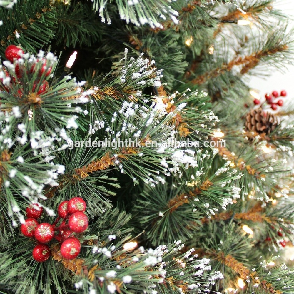 large artificial christmas tree, artificial pine christmas tree, snow needle pine christmas tree