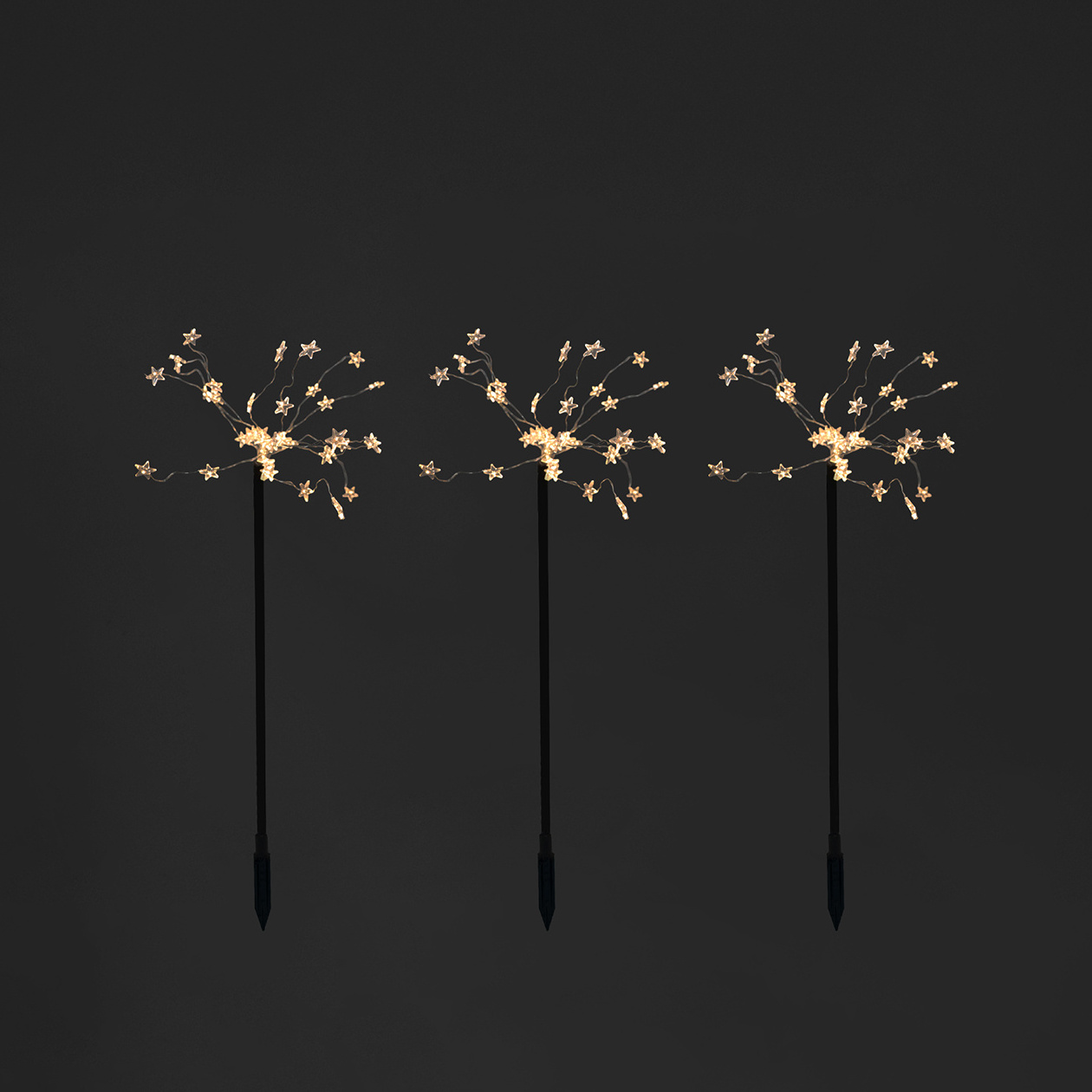 Modern design 70cm firework led lights  powered plastic christmas fireworks for outdoor wedding hotel party decorations