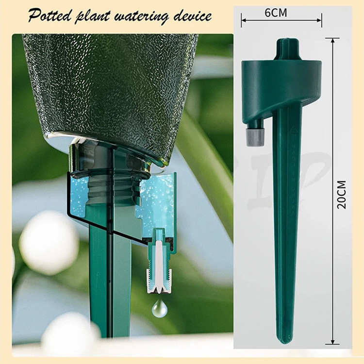 Automatic Plant Auto Adjustable Water Drip Self Watering Spike Bottle Irrigation Dripper