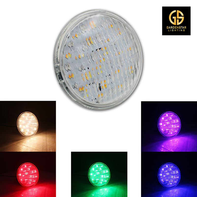 12V  Bluetooth Control 9W PAR36 Colorful Changing  lamp RGBW  Dimmable Smart Led Bulb for  Garden flood light spot light