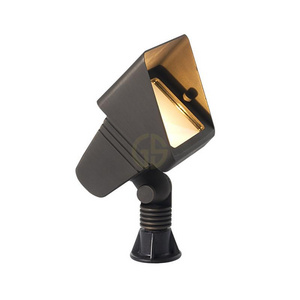 Low Voltage 12V AC/DC Die Cast Brass Flood Light Bronze Wall Washer Flood Light MR16 Wide beam Angle Antique bronze Light