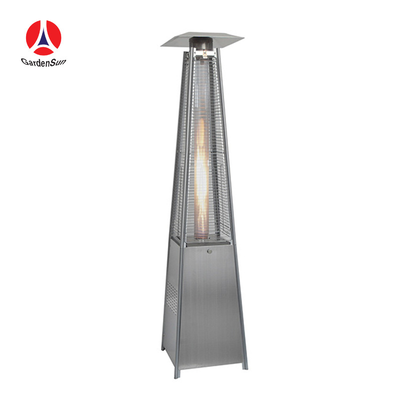 Core product Gardensun outdoor pyramid flame gas propane lighting a patio heater//