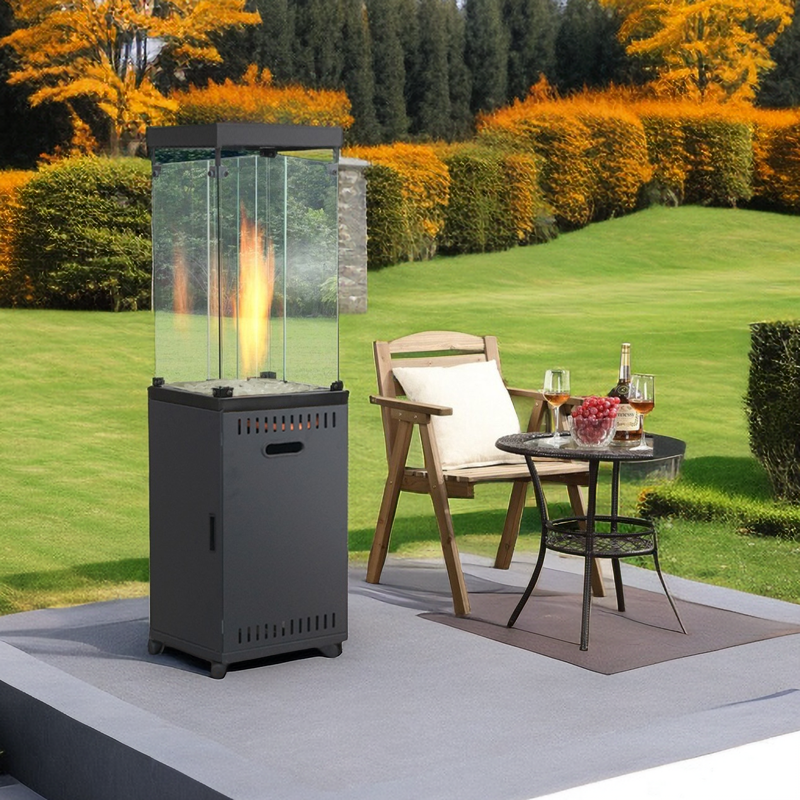 Gardensun Factory Supply Discount Price with lights square patio heaters gas