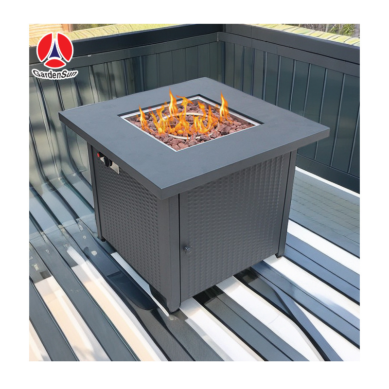 Be In Great Demand Square Outdoor Propane Firepit