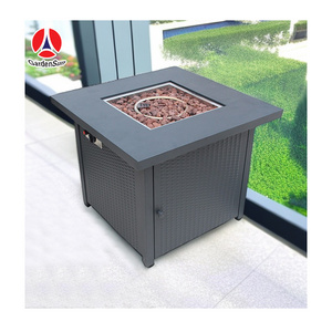 China Factory Supplied Top Quality  stainless steel gas fire pit table outdoor garden