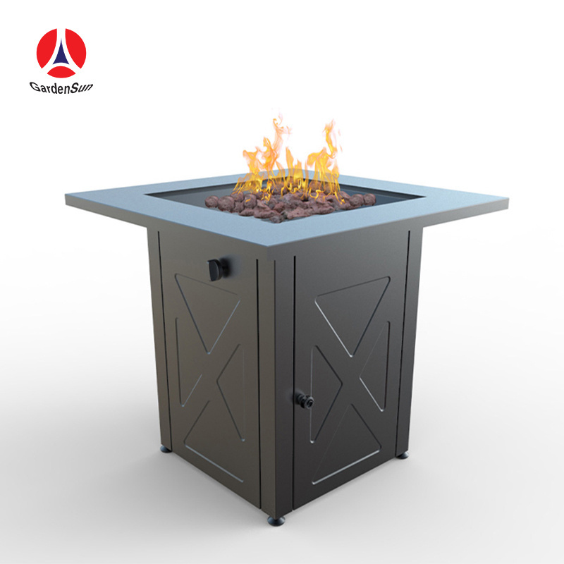 Flux 850g/hour wine barrel fire pit table with low price