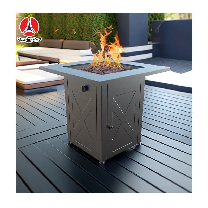 Flux 850g/hour wine barrel fire pit table with low price