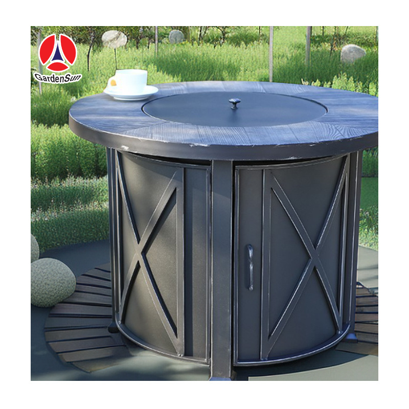 China Factory Wholesale Price Round Outdoor Fire Pit Table