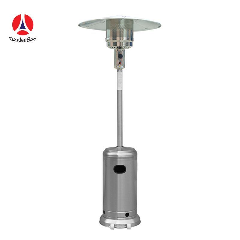 propane gas pool portable patio Stand-up heater golden hammered with table,CE GARDENSUN 15000W