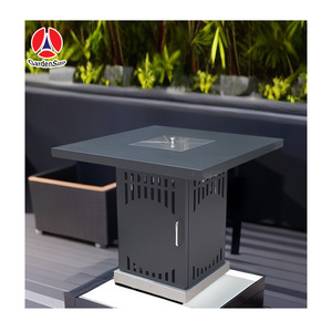 2023 newest design best supplier outdoor camping portable  professional patent smokeless gas fire pit table