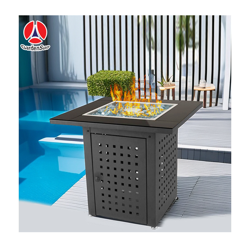 Factory Made propane or butane gas backyard garden swimming pool fire pit//