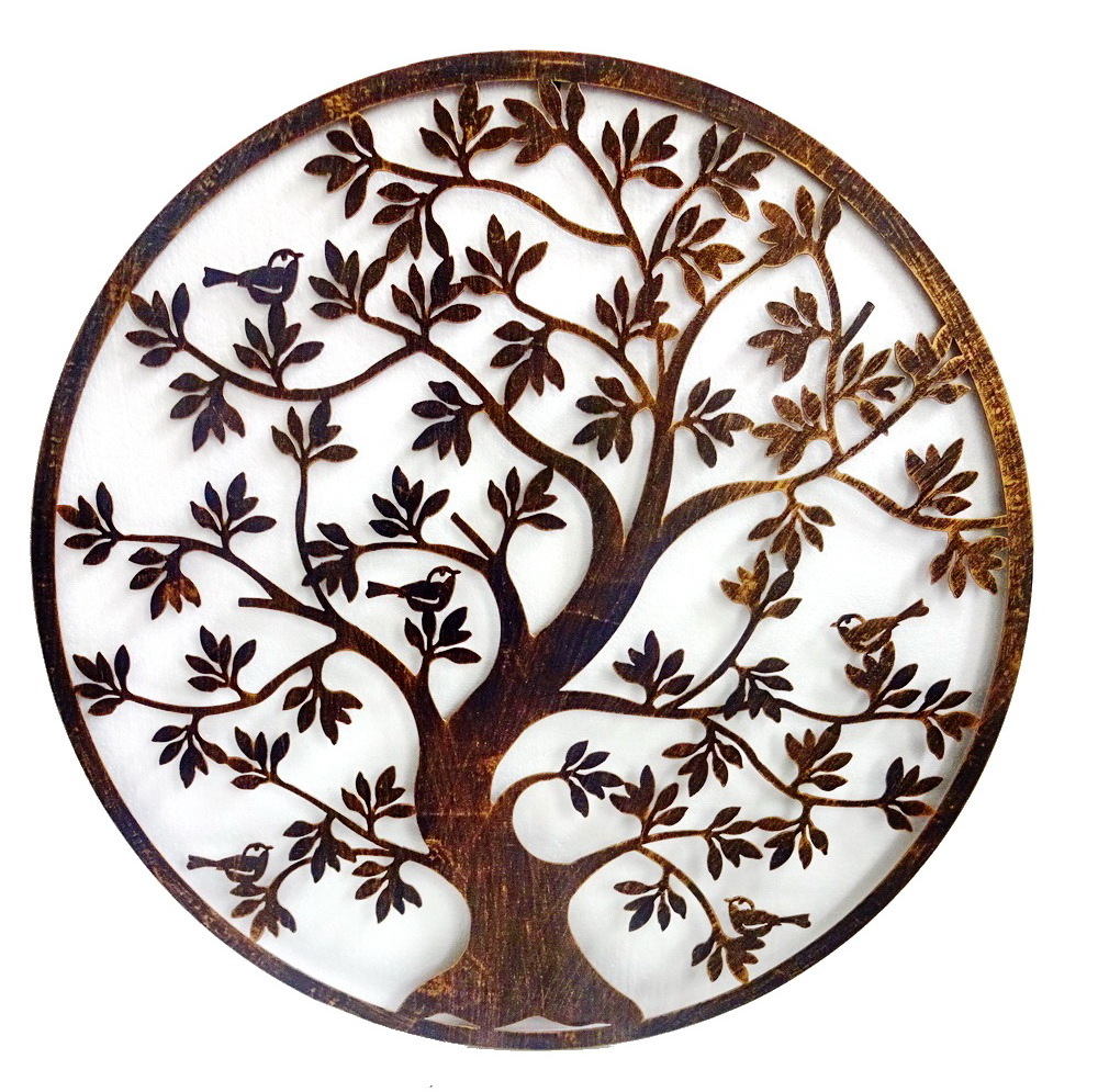 laser cut art Metal Wall Tree Of Life Decor