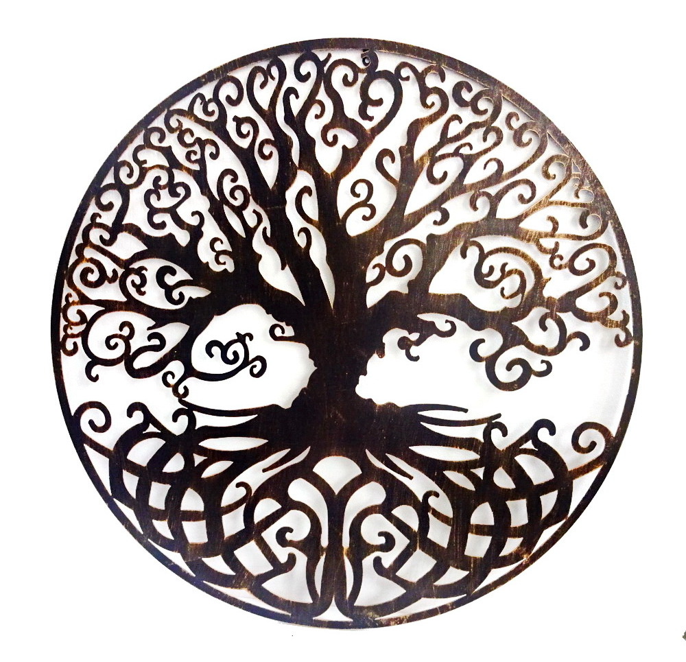 laser cut art Metal Wall Tree Of Life Decor