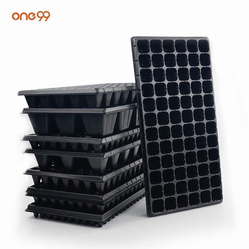 one99 hot selling PS seedling dish gardening germination plastic tray nursery pots plant grow kit plug tray starting trays