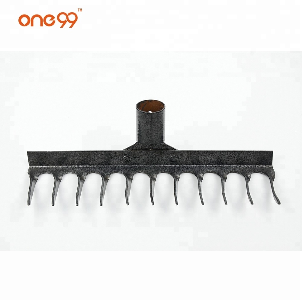 one99 Tools Level Head Rake With 11 Tines For Garden Works