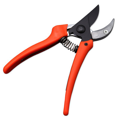 New Design Durable Garden Ratchet Pruner Cutting Tools Stainless Steel Blade With Plastic Handle Safe Lock