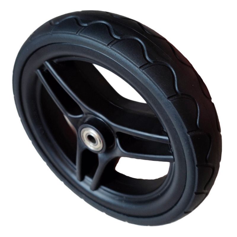 6 7 8 9 10 inch Plastic PVC Tire Wheels for Lawn Mower Pull  Utility Folding Cart Wagon Spreader golf cart wheels and tires