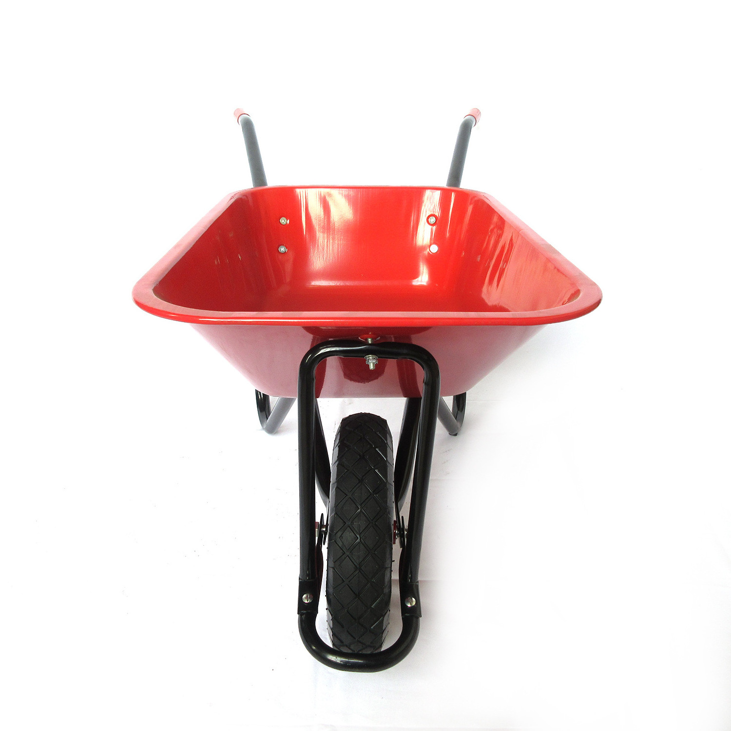 Heavy Duty Metal Wheelbarrow for Construction Industrial Garden