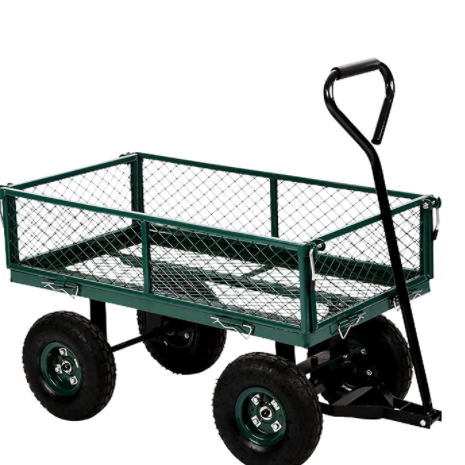 Folding Portable Outdoor Camping Wagon Garden Cart With Oxford Fabric