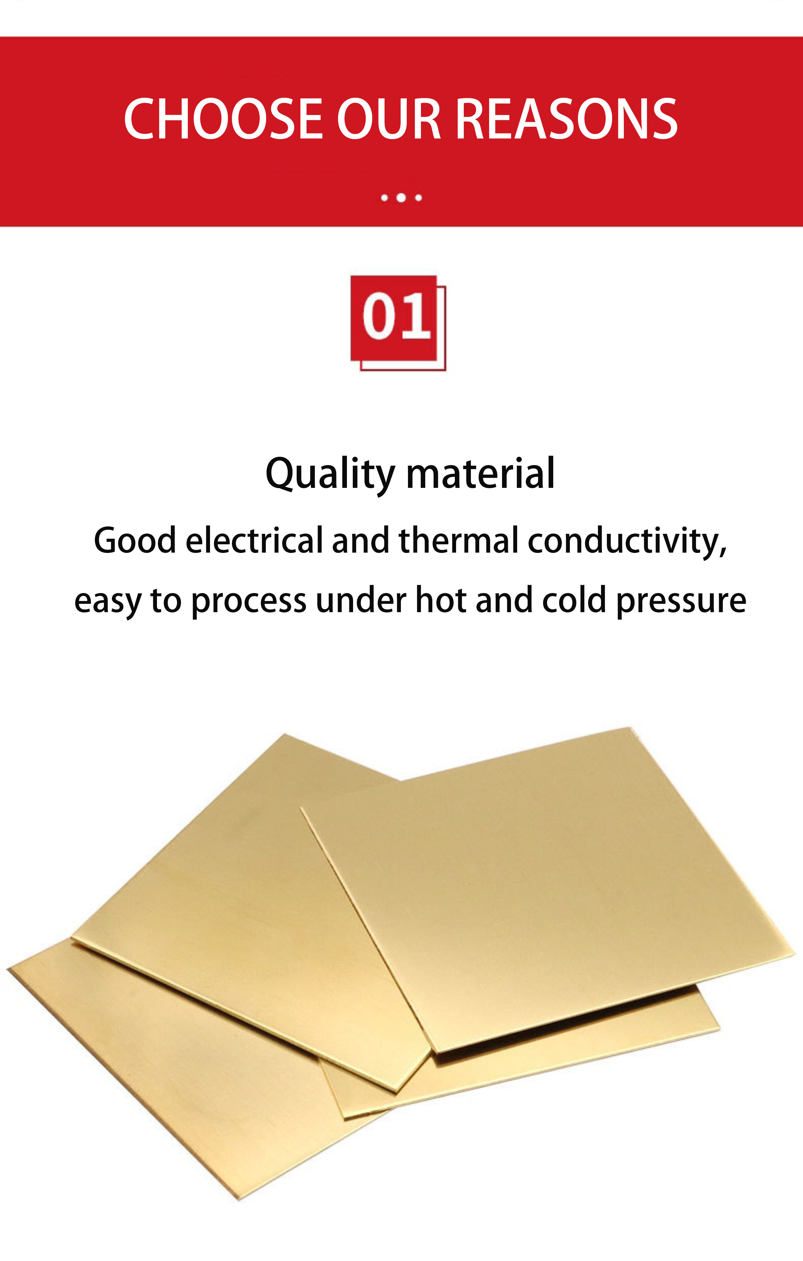 Competitive Price Brass Plate Cu Pure Copper Plate