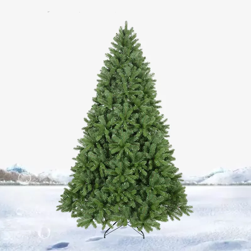 High Quality PE PVC RGB Pre-lit LED Lights 7ft Guangdong Artificial Christmas Trees