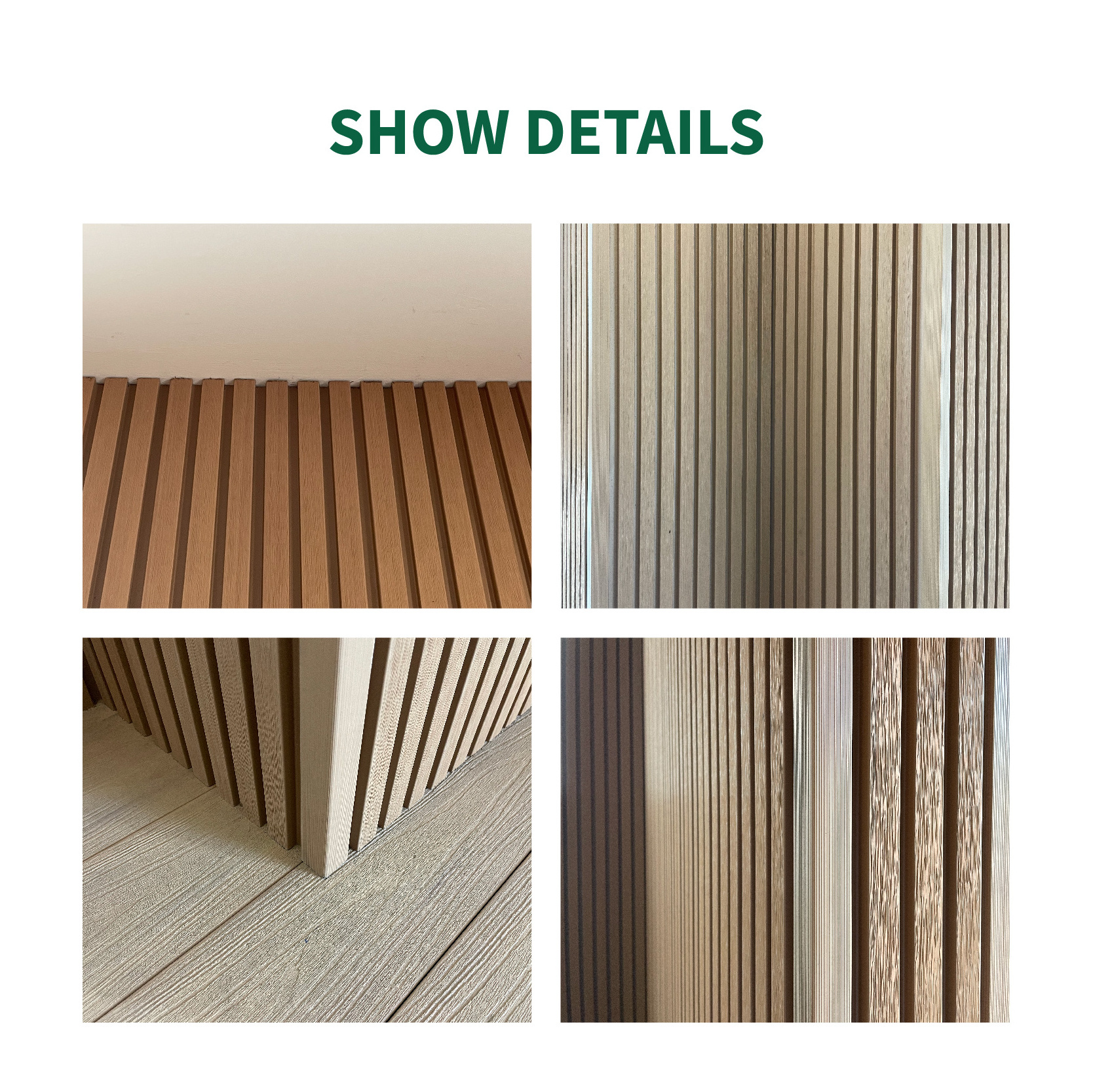 PVC Fluted Decor Integrated Panels long service life decorative 3d wall panels foam wall sticker