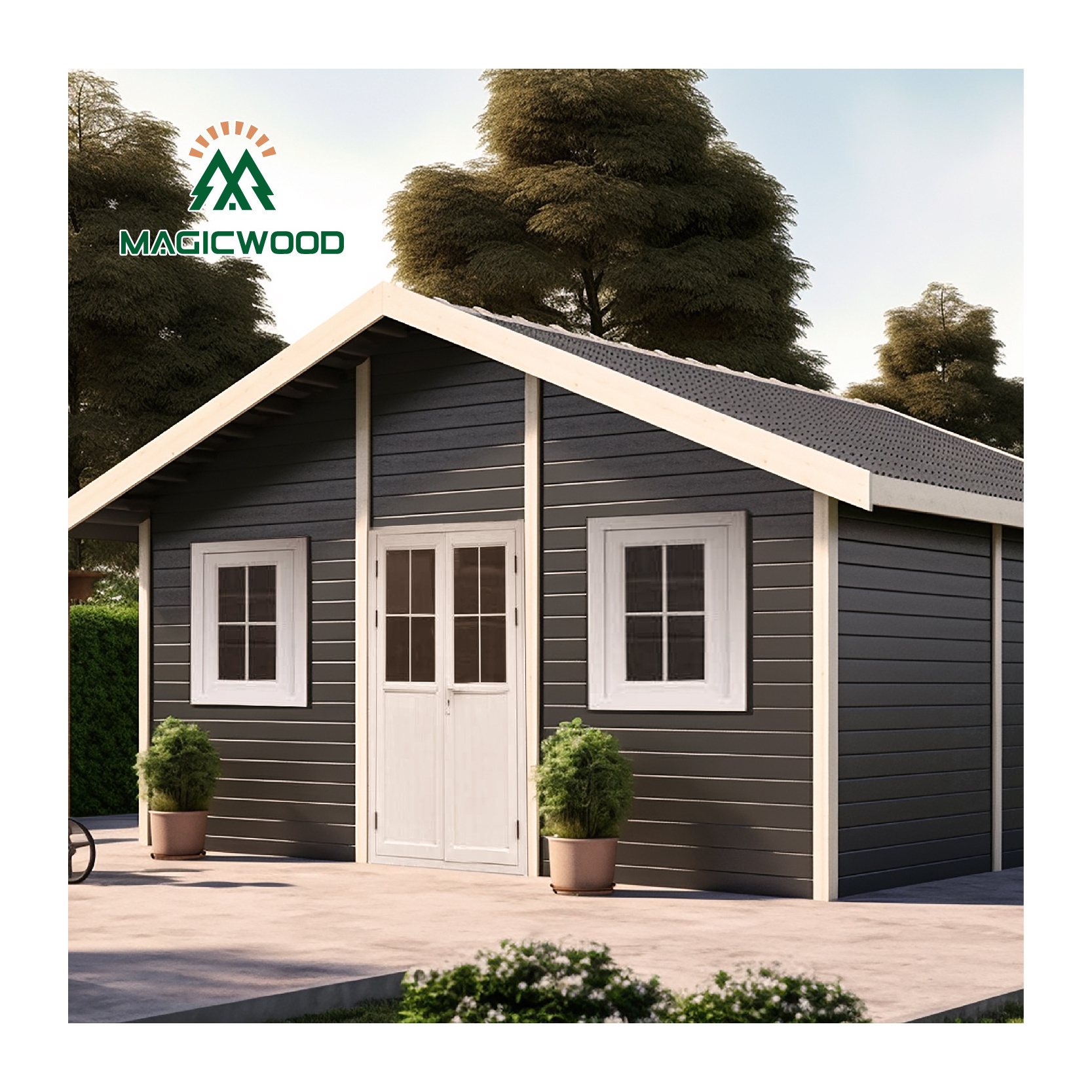 factory direct sales Limited best quality crack-resistant luxury waterproof recycled plastic outdoor garden garden storage sheds