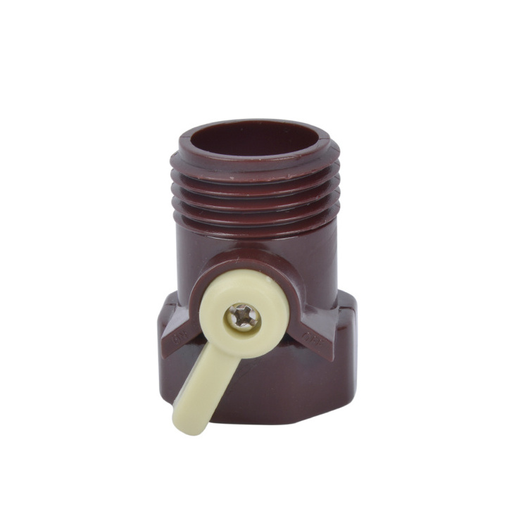 Winslow & Ross Garden Irrigation Water Hose Shut Off Coupling Connector with Valve