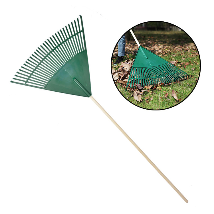 Winslow & Ross wholesale landscape rake reinforce plastic rake garden tools leaf rake with long handle