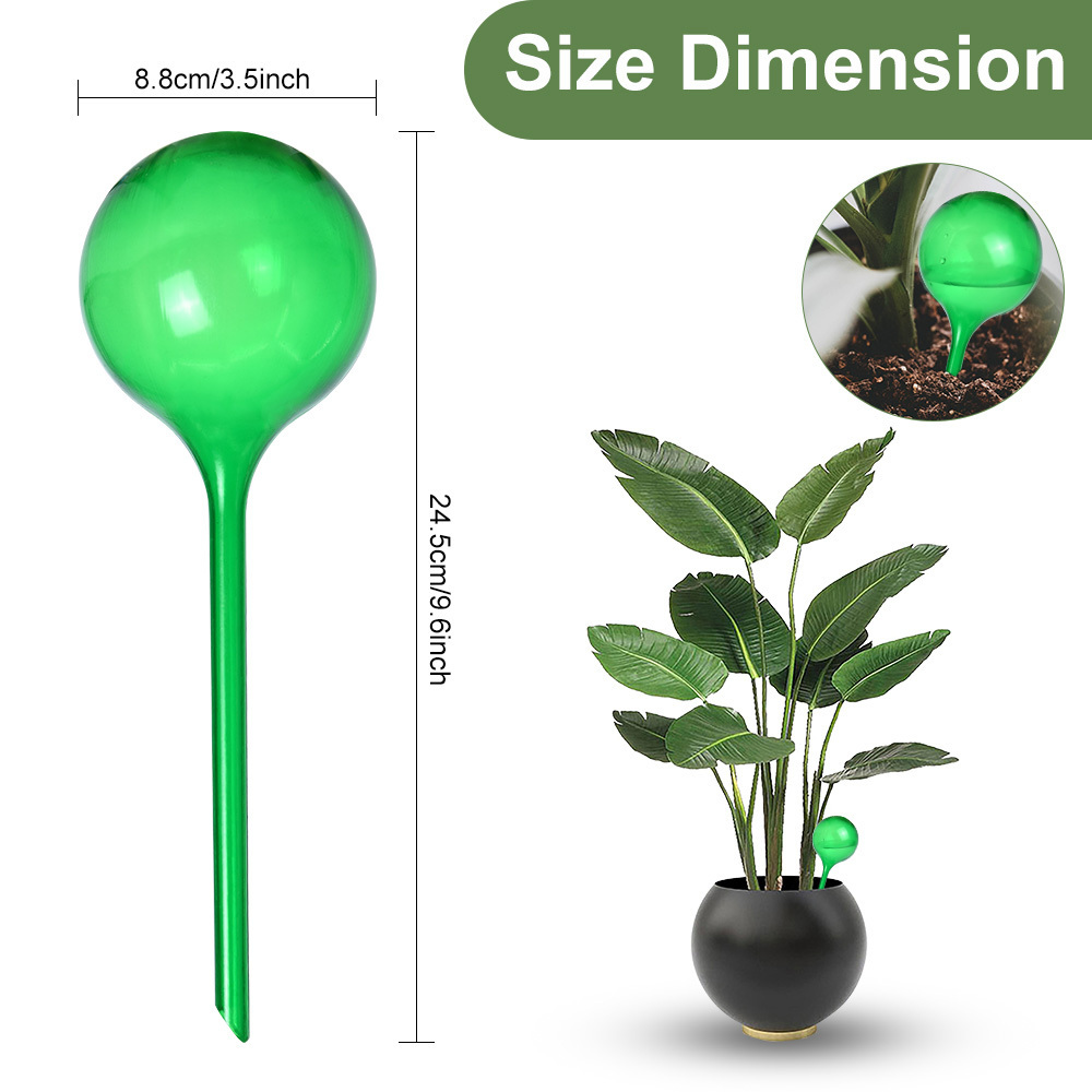 Winslow & Ross 300ml plastic garden self watering spikes bulbs device automatic plant watering globe for pot