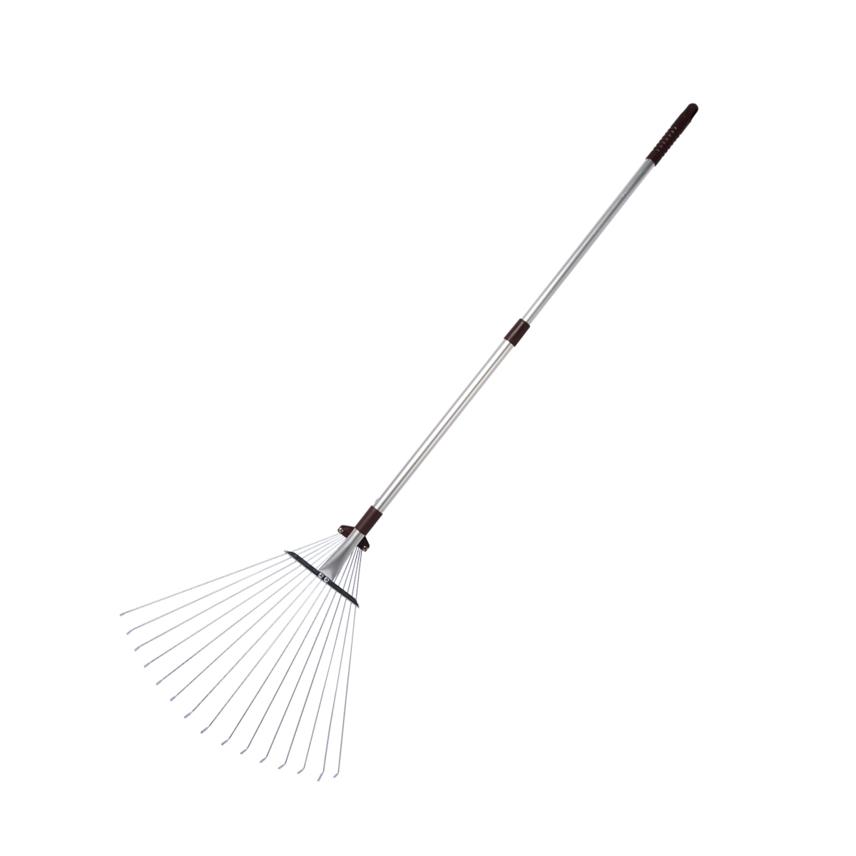 Winslow & Ross household long handle steel tines grass leaf rake gardening and telescopic rakes with aluminum handle