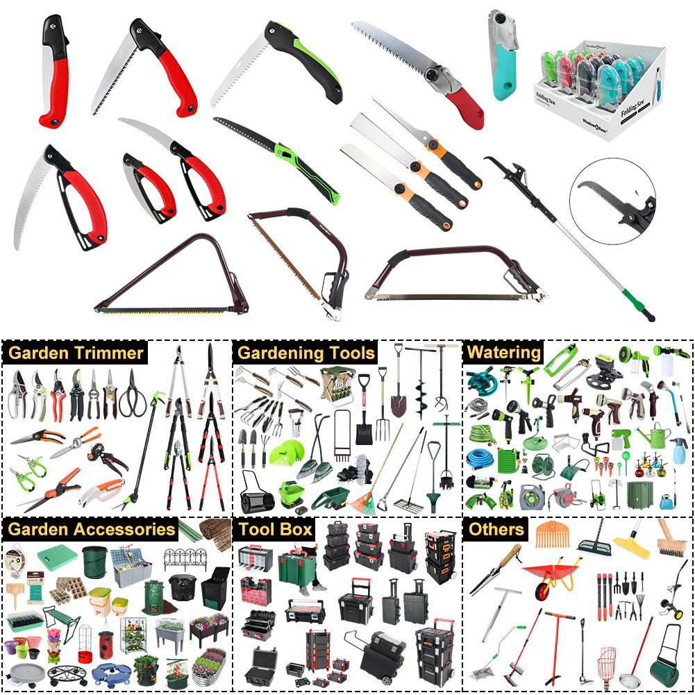 Winslow & Ross 3 pcs set tree pruning saw double edge carpentry tools push and pull blade hand saw