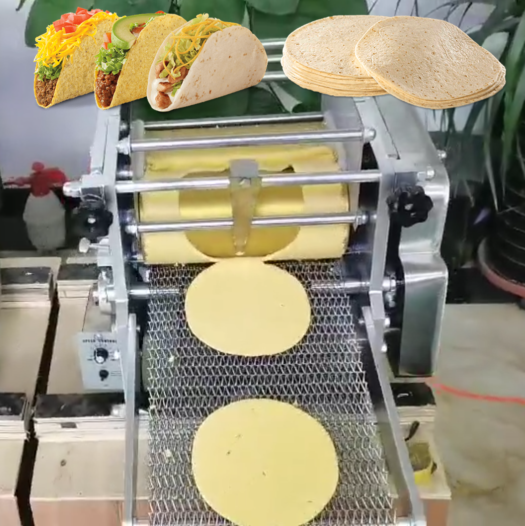 Wheat complete portable automatic taco roti chapatti tortilla production line roll making machine maker manual europe flour news