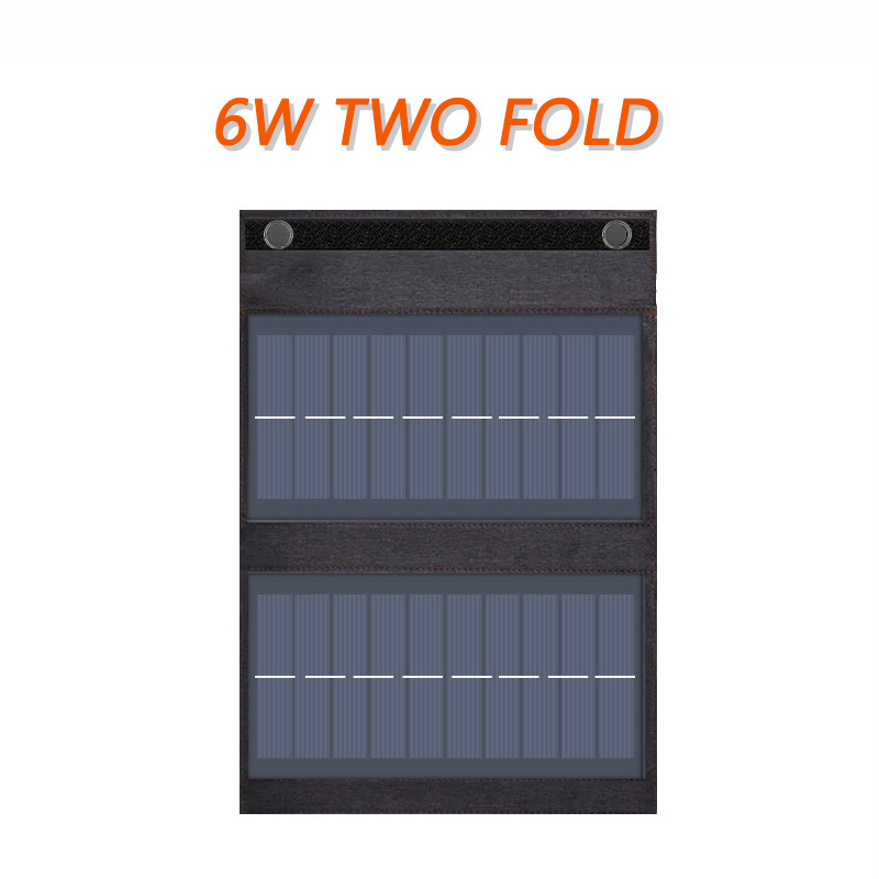 Hot Selling Monocrystalline Silicon 6W 18V Mono Trail Camera Folding Package Solar Panel For Speaker