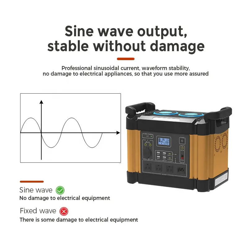 Wholesale Price Emergency Solar Panel Supplier 1000w 1500w 2000w 3000w Fast Charging Portable Power Station For Outdoor And Home